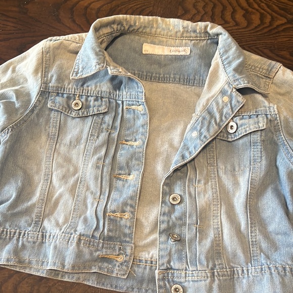 COPY - Liquid X Light blue washed jean jacket size M - Picture 3 of 7